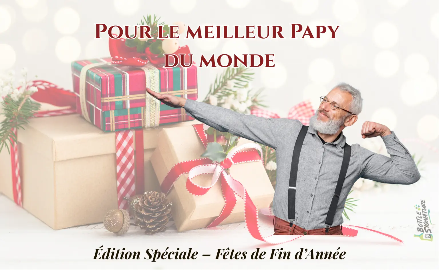 étiquette cadeaux Noel