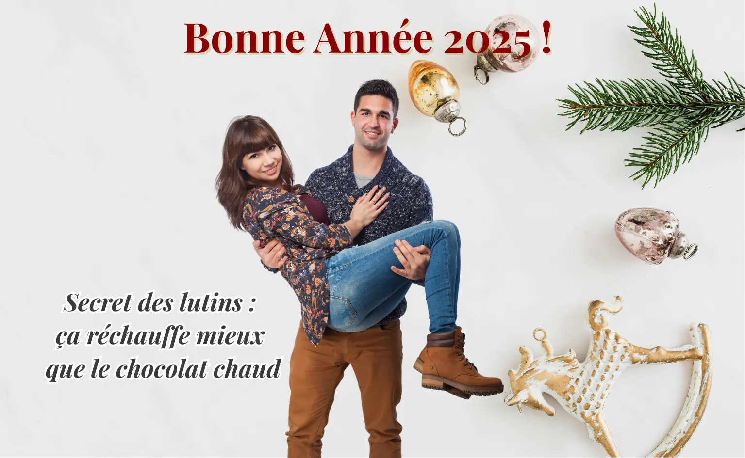 étiquette cadeaux Bonne année
