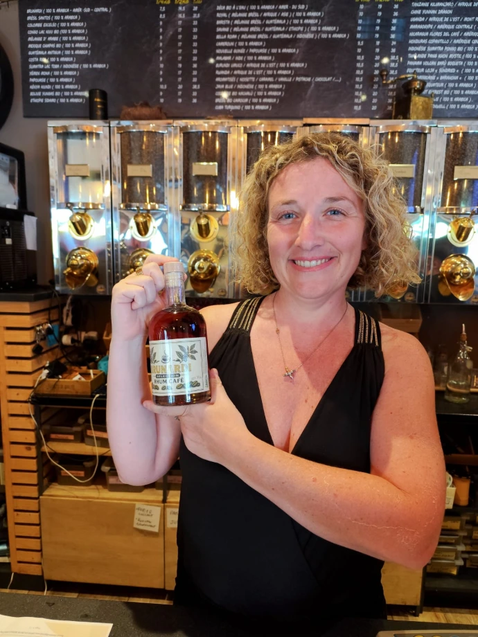 rhum personnalisé café