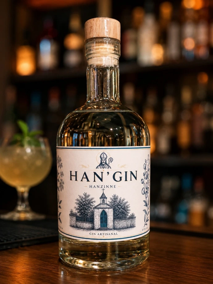 gin personnalisé taverne