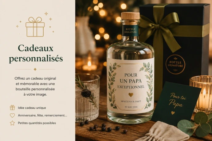 gin personnalisé mariage