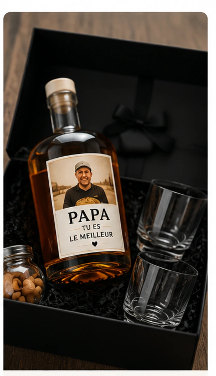 rhum personnalisé cadeau
