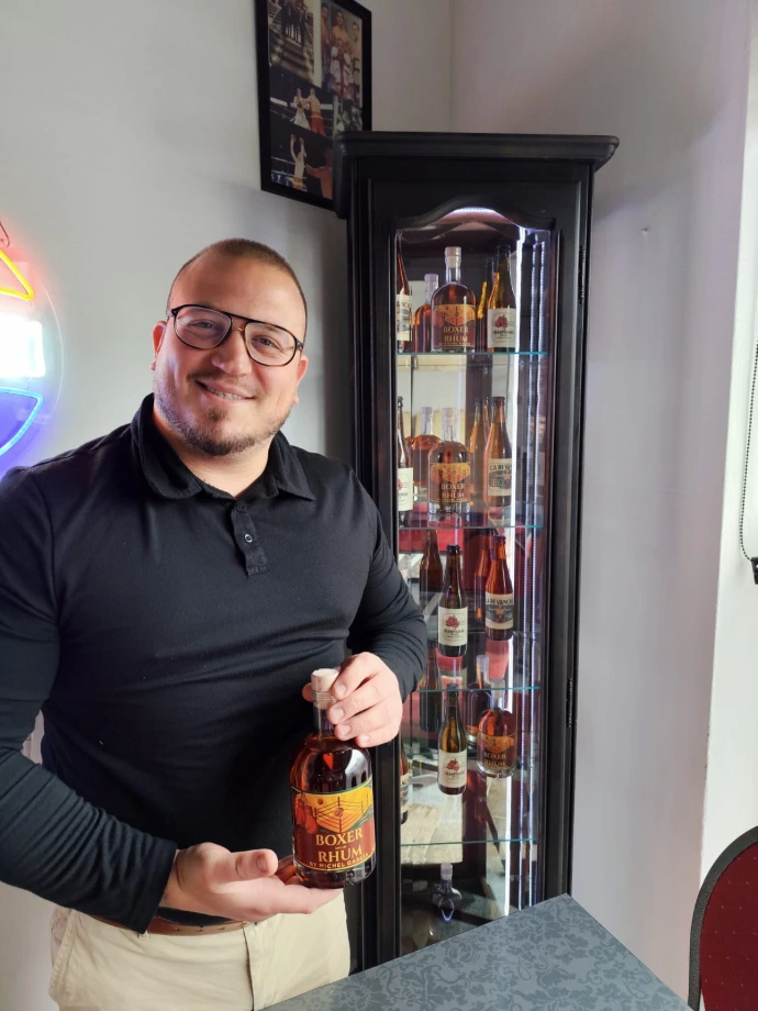 rhum personnalisé snack