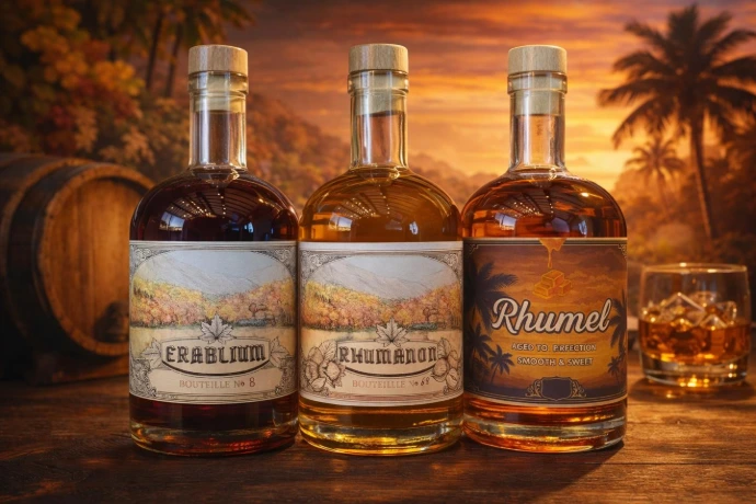 rhum personnalisé restaurant