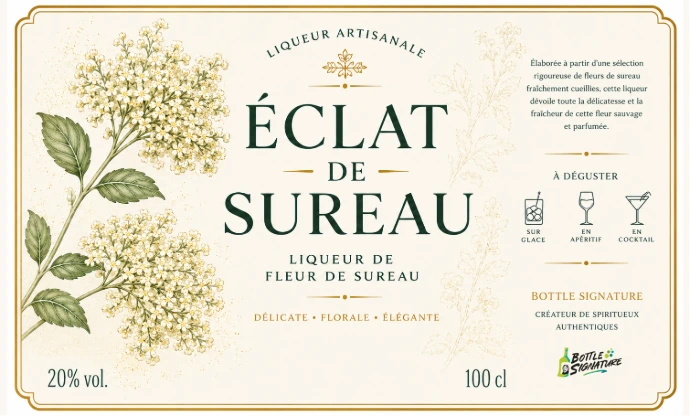 Etiquettes liqueur personnalisée