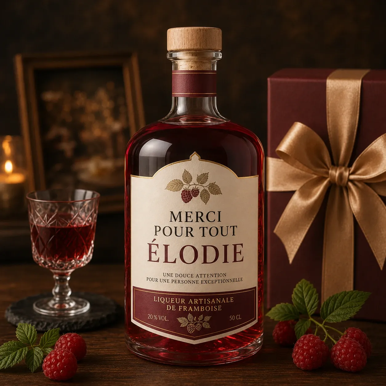Liqueurs artisanales 20° Vol personnalisées