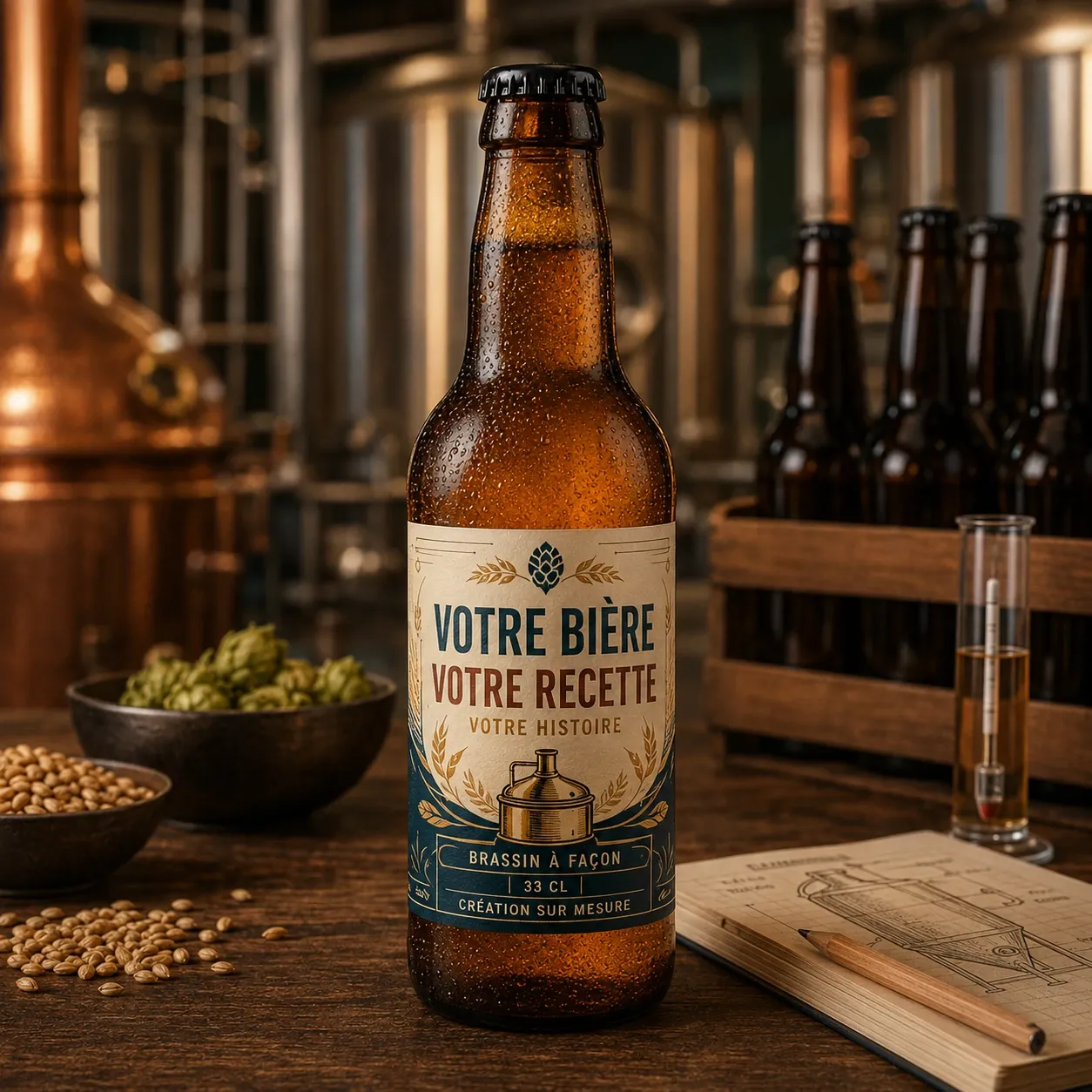 Brassin à façon – Votre recette de bière personnalisée - Sur Devis
