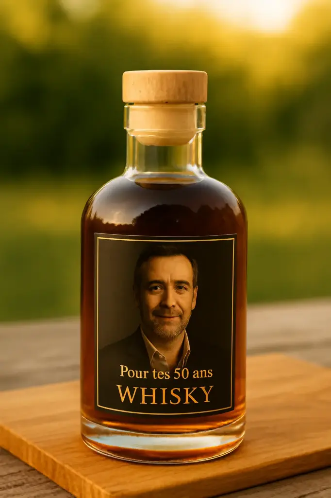 Whisky personnalisé 40° Étiquette sur mesure 